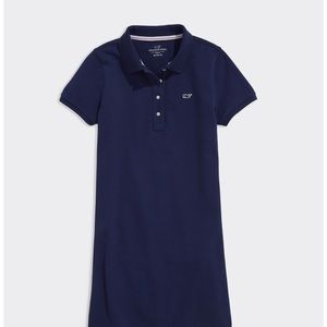 NWT Vineyard Vines Pique Polo Dress -navy-